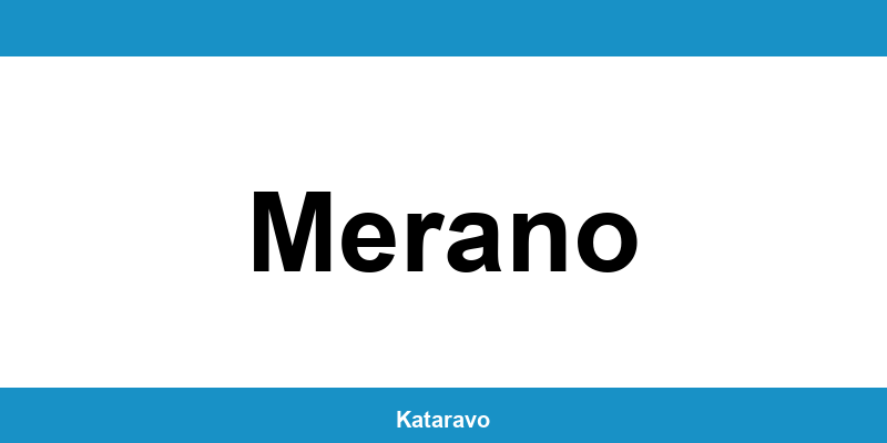 Telefonnummer des Katasteramts Merano und Online-Kontakt