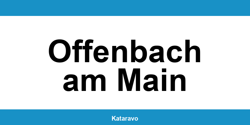 Telefonnummer des Katasteramts Offenbach am Main und Online-Kontakt