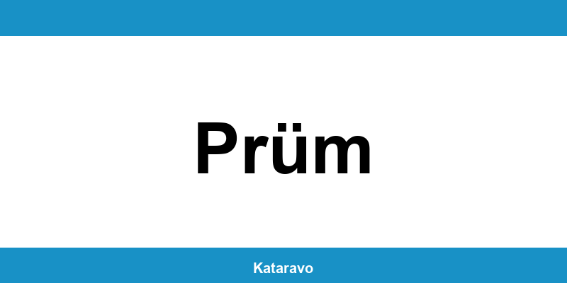 Telefonnummer des Katasteramts Prüm und Online-Kontakt