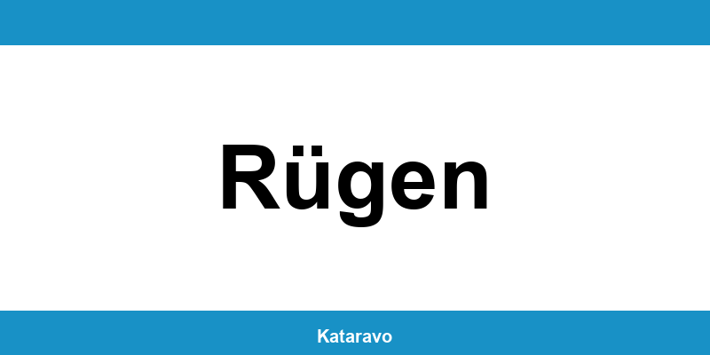 Telefonnummer des Katasteramts Rügen und Online-Kontakt