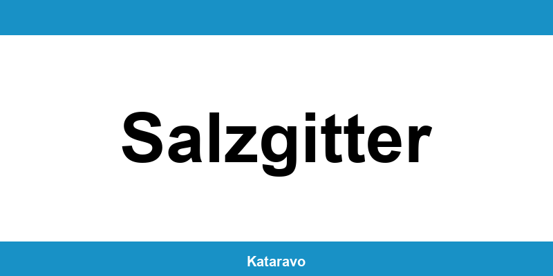 Telefonnummer des Katasteramts Salzgitter und Online-Kontakt