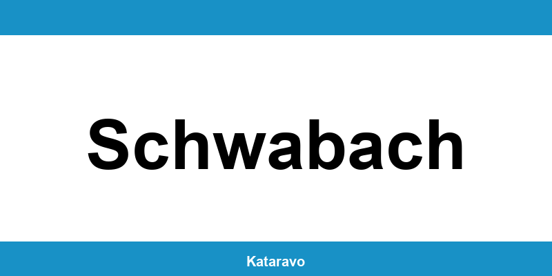 Telefonnummer des Katasteramts Schwabach und Online-Kontakt