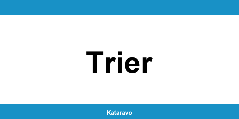 Telefonnummer des Katasteramts Trier und Online-Kontakt