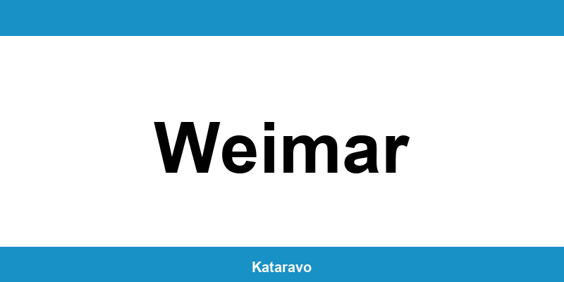 Telefonnummer des Katasteramts Weimar und Online-Kontakt
