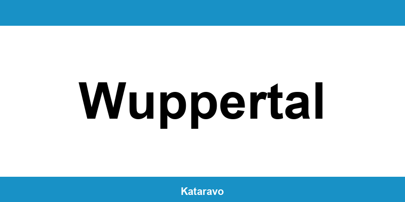 Telefonnummer des Katasteramts Wuppertal und Online-Kontakt