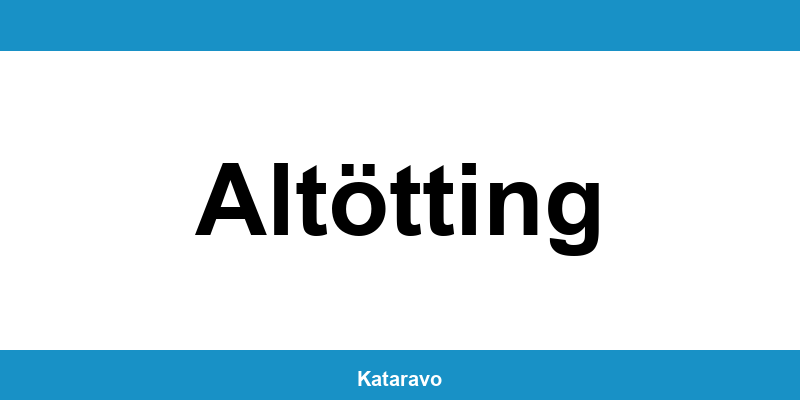 Telefonnummer des Katasteramts Altötting und Online-Kontakt