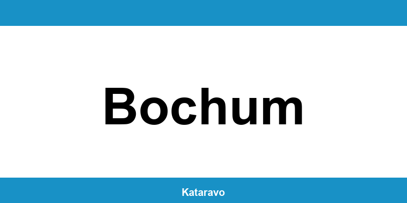 Telefonnummer des Katasteramts Bochum und Online-Kontakt
