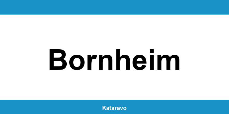 Telefonnummer des Katasteramts Bornheim und Online-Kontakt