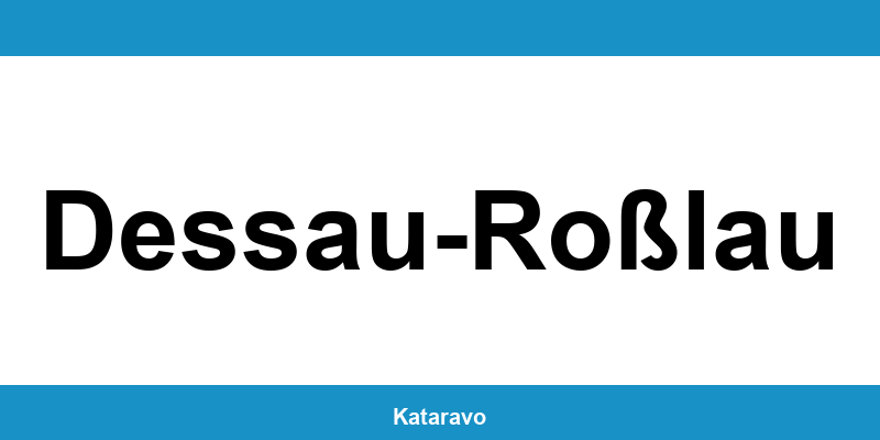 Telefonnummer des Katasteramts Dessau-Roßlau und Online-Kontakt