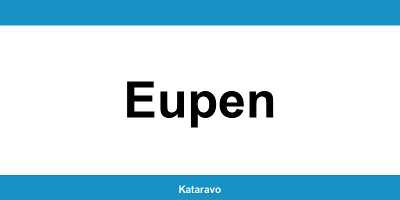 Telefonnummer des Katasteramts Eupen und Online-Kontakt