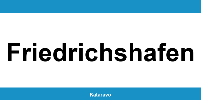 Telefonnummer des Katasteramts Friedrichshafen und Online-Kontakt