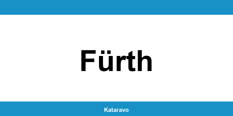 Telefonnummer des Katasteramts Fürth und Online-Kontakt