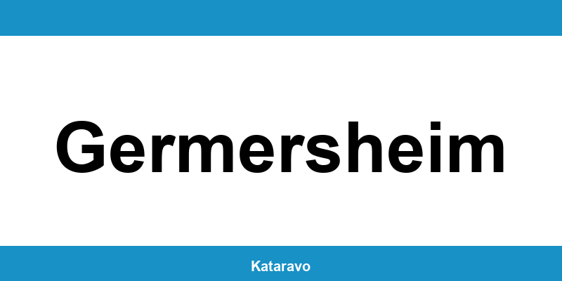 Telefonnummer des Katasteramts Germersheim und Online-Kontakt