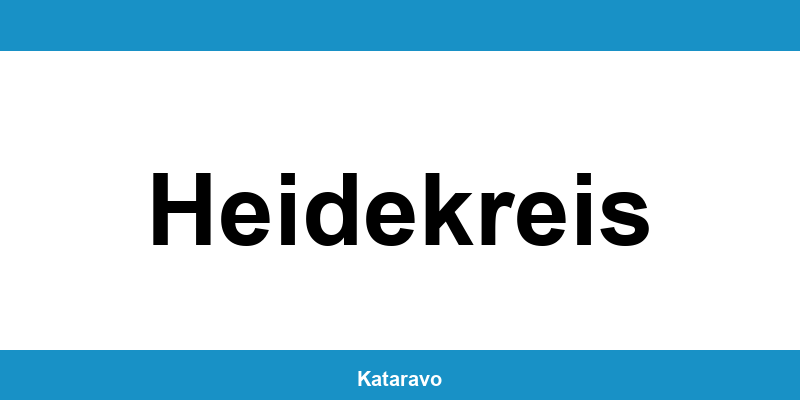 Telefonnummer des Katasteramts Heidekreis und Online-Kontakt