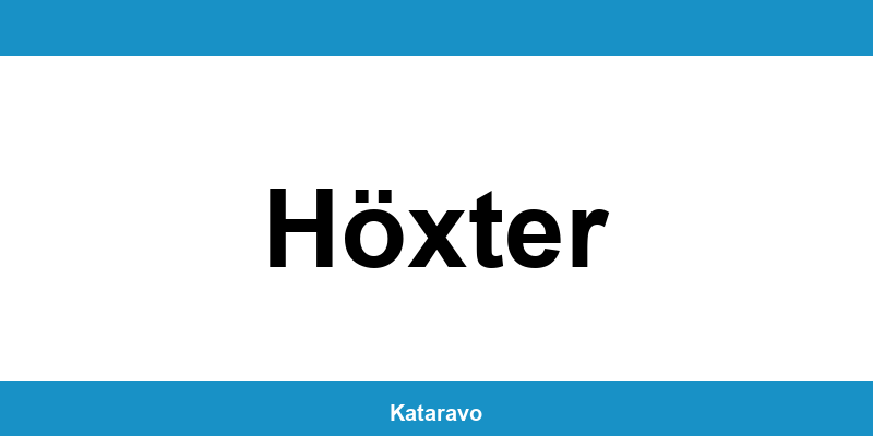 Telefonnummer des Katasteramts Höxter und Online-Kontakt