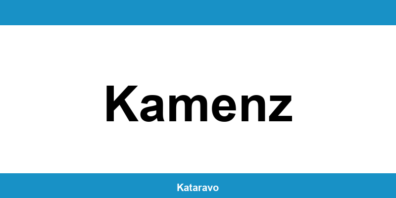 Telefonnummer des Katasteramts Kamenz und Online-Kontakt