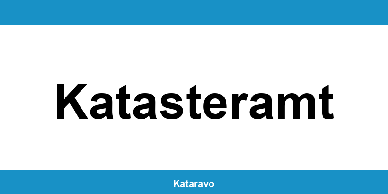 Telefonnummer des Katasteramts Katasteramt und Online-Kontakt