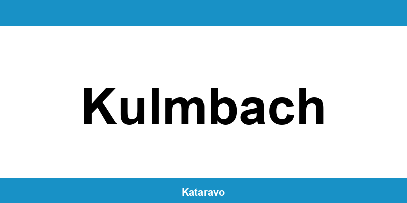 Telefonnummer des Katasteramts Kulmbach und Online-Kontakt