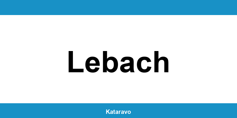 Telefonnummer des Katasteramts Lebach und Online-Kontakt