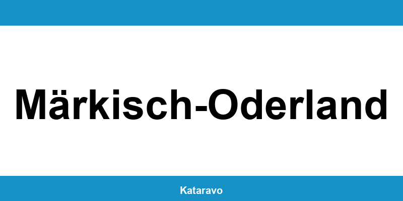Telefonnummer des Katasteramts Märkisch-Oderland und Online-Kontakt