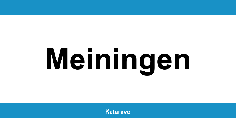Telefonnummer des Katasteramts Meiningen und Online-Kontakt
