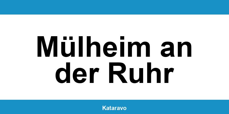Telefonnummer des Katasteramts Mülheim an der Ruhr und Online-Kontakt
