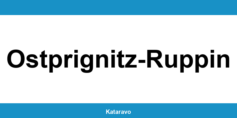Telefonnummer des Katasteramts Ostprignitz-Ruppin und Online-Kontakt