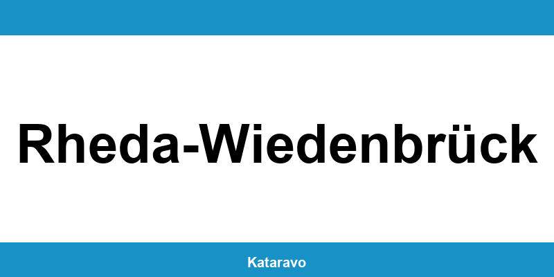 Telefonnummer des Katasteramts Rheda-Wiedenbrück und Online-Kontakt