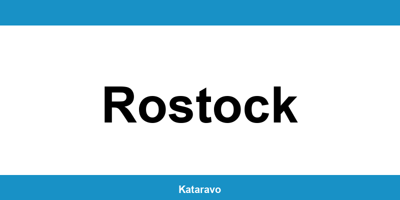 Telefonnummer des Katasteramts Rostock und Online-Kontakt
