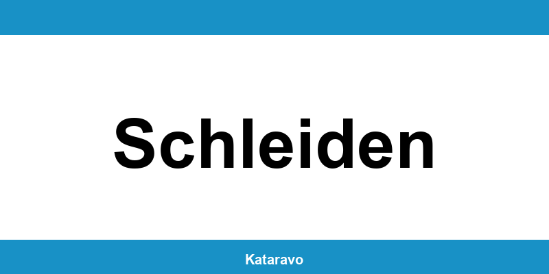 Telefonnummer des Katasteramts Schleiden und Online-Kontakt