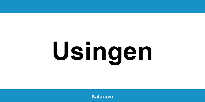 Telefonnummer des Katasteramts Usingen und Online-Kontakt