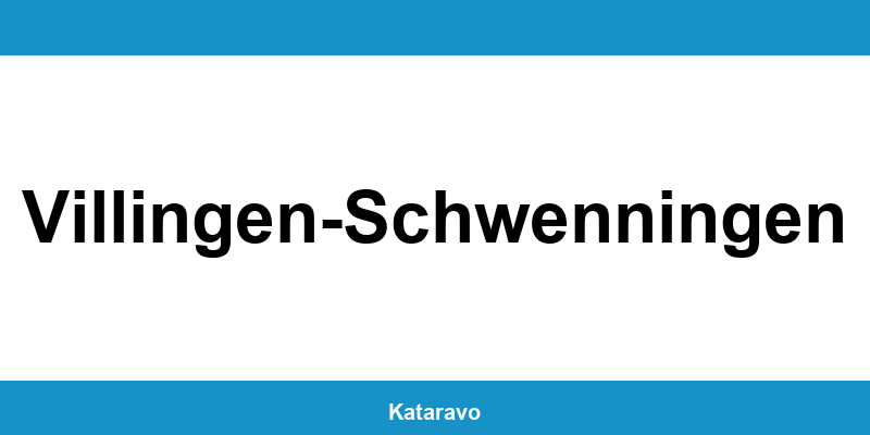 Telefonnummer des Katasteramts Villingen-Schwenningen und Online-Kontakt