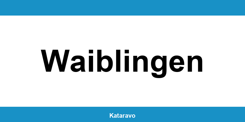 Telefonnummer des Katasteramts Waiblingen und Online-Kontakt