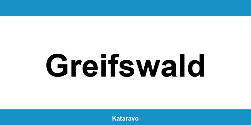 Telefonnummer des Katasteramts Greifswald und Online-Kontakt