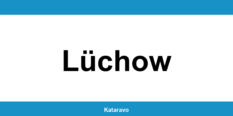 Telefonnummer des Katasteramts Lüchow und Online-Kontakt